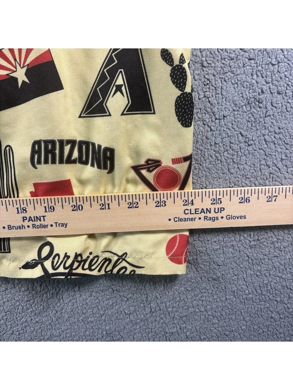 Cox Arizona Diamondbacks Cactus Serpientes Graphic Button Up Shirt Men's XL